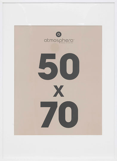 Κορνίζα Τοίχου με Λευκό Πλαίσιο Ξύλινη 50x70 Κορνίζα Τοίχου με Λευκό Πλαίσιο Ξύλινη 50x70