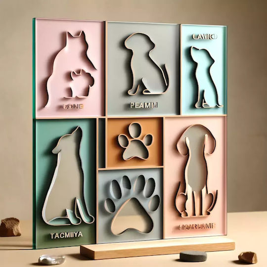 Wooden Frame Cat Lover