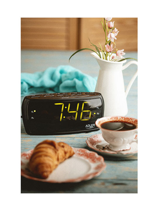 Adler AD-1211 Επιτραπέζιο Ψηφιακό Ρολόι με Ξυπνητήρι & Ραδιόφωνο AD 1211