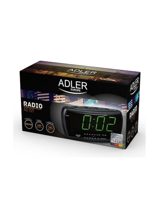 Adler AD-1211 Επιτραπέζιο Ψηφιακό Ρολόι με Ξυπνητήρι & Ραδιόφωνο AD 1211