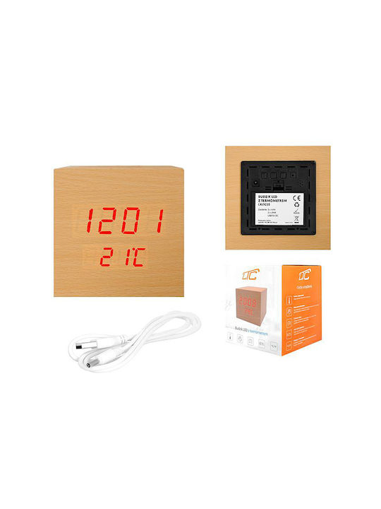 LTC Audio Tabletop Clock with Alarm & Radio LXLTC04