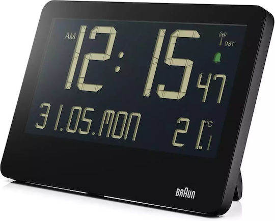 Braun Безшумен Масов Дигитален Часовник с Радио Кафяв 67700