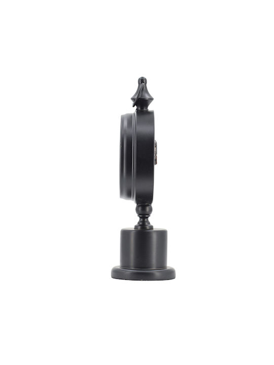 Artekko Artekko Tabletop Clock with Indicators Metal Black 48180