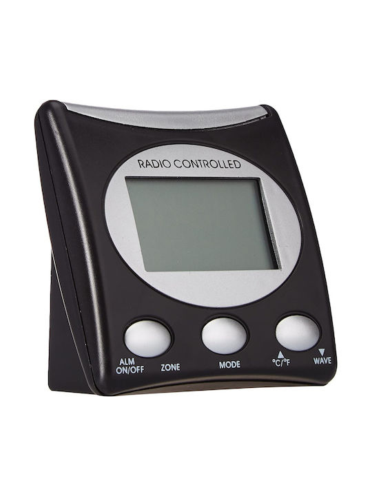 Technoline Technoline Digital Tabletop Clock LCD with Alarm Clock Black