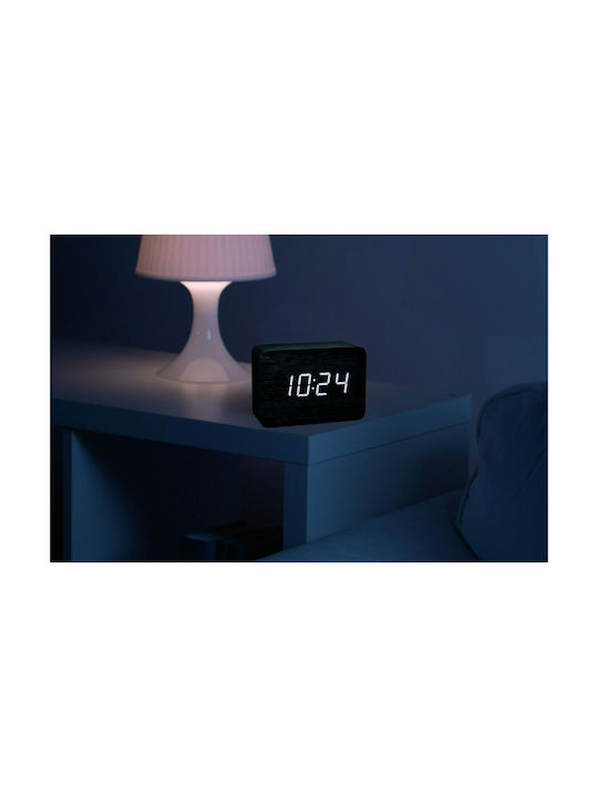 TFA Επιτραπέζιο Ψηφιακό Ρολόι με Ξυπνητήρι Black 60.2549.01