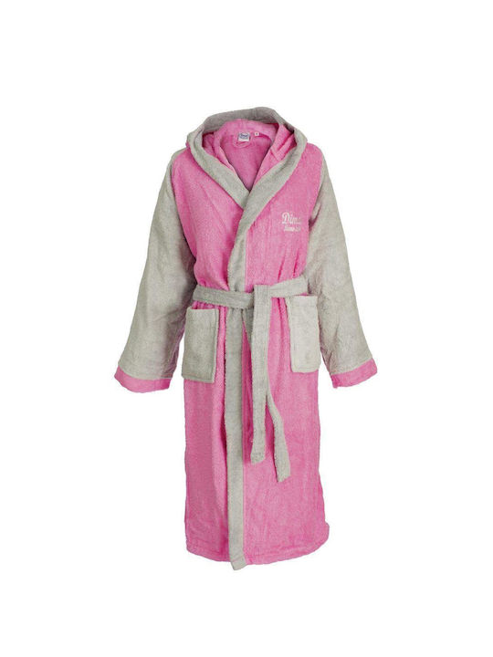 Dimcol 4020 Bathrobe with Hood Purple 450gr/m²