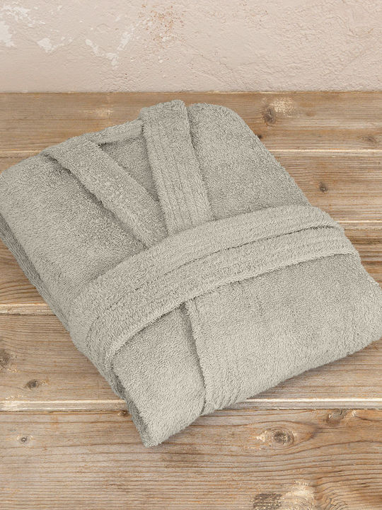 Kocoon Bademantel mit Kapuze Shadow Gray 380gr/m²