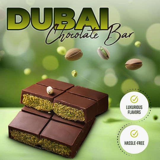 Miskets Milk Chocolate Dubai Kataifi & Pistachio 100g