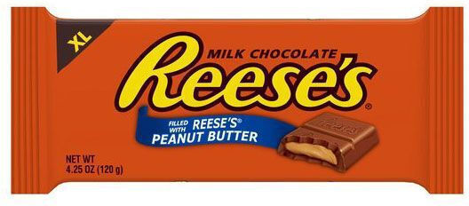 Reese's XL Peanut Butter MILK Chocolate Ciocolata Lapte Cu unt de arahide crocant 120gr 12buc