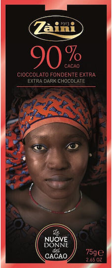 Zaini Milano Шоколад Dark с 90% Какао Без Глутен 75gr 1бр