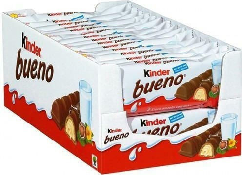 Ferrero Bueno Γκοφρέτα Γάλακτος Φουντούκι 43gr