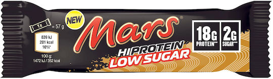 Mars Hi Protein Low Sugar Шоколад Мляко карамел 57gr 12бр