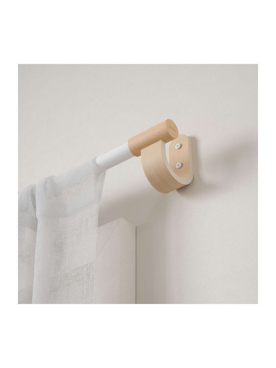 Umbra Extendable Metallic Curtain Pole Bellwood Single Diameter 25mm Length 107-305cm