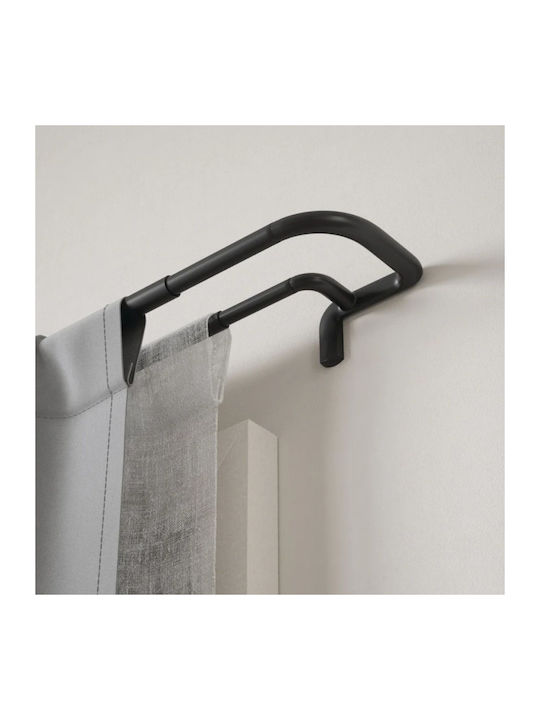 Umbra Extendable Metallic Curtain Pole Twilight Double Single Φ19mm 168-365cm Metallic