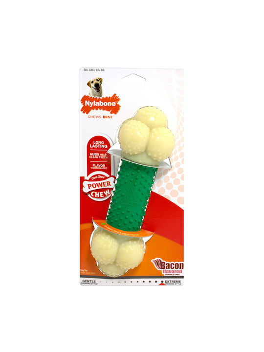 Nylabone Extreme Bone Toy Dog Chewable made of Rubber with Flavor Bacon Small 1pcs