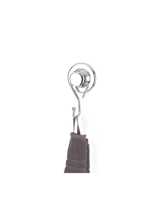 Viosarp Metallic Silver Wall Hanger 8x12x6cm