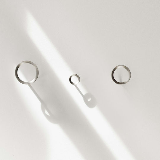 Normann Copenhagen Κρεμάστρα Τοίχου Μεταλλική Κόκκινη 4.4cm