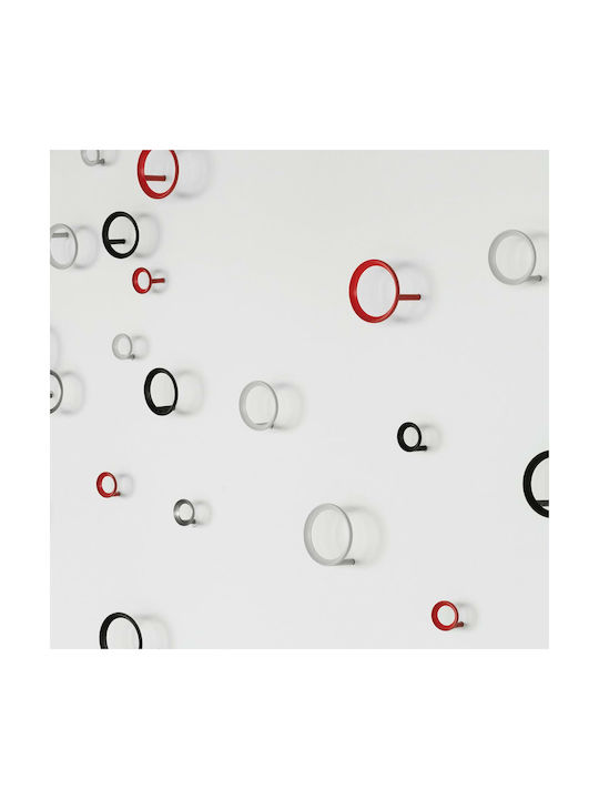 Normann Copenhagen Κρεμάστρα Τοίχου Μεταλλική Μαύρη 9.4x5.5cm