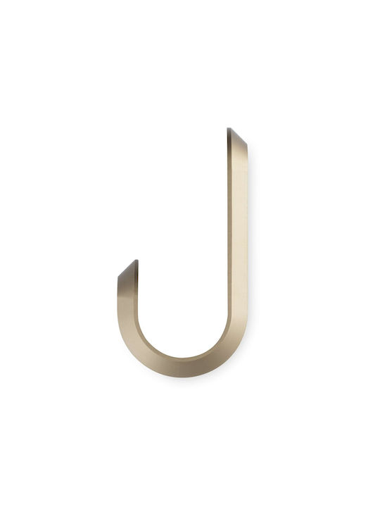 Normann Copenhagen Agățătoare De Perete Metalică Auriu 2.1x3x5.8cm