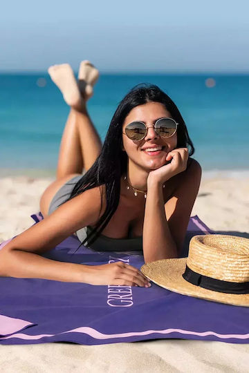Beach Towel 4028-4030 Greenwich Polo Club 60 Purple