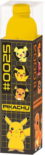 Kids Licensing Παιδικό Παγούρι Πλαστικό Κίτρινο 650ml (Διάφορα Σχέδια/Χρώματα)