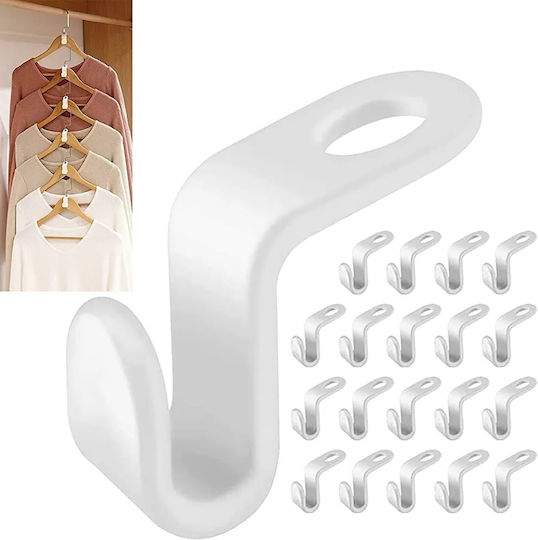 Tpster Plastic Hanger Kitchen Hook White 32661