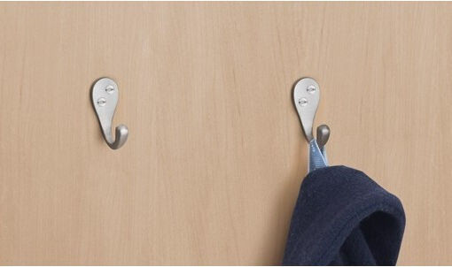 Inofix Metal Wall Hanger Νίκελ 3760 4x2x3cm