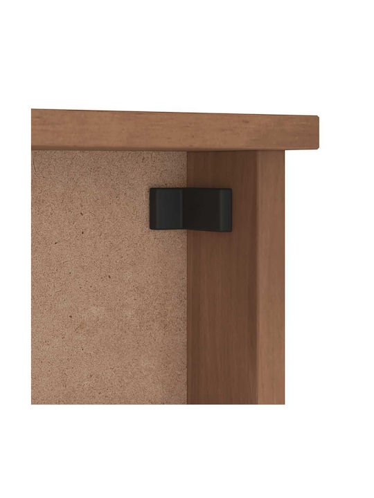vidaXL Κρεμάστρα Τοίχου Ξύλινη 6 Θέσεων Καφέ 87x35x12cm