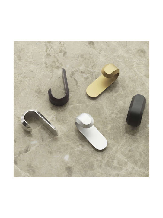 Normann Copenhagen Wall Hanger Metal Black 2.1x3x5.8cm