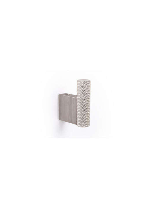 Viefe Κρεμάστρα Τοίχου Μεταλλική Ασημί 5x4.1x1cm