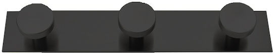 Zogometal 988 Метална Стенна Закачалка С 3 Места 22x4см