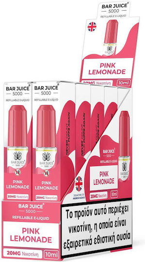 Bar Juice 5000 Έτοιμο Υγρό Αναπλήρωσης Bar Salts Pink Lemonade 20mg 10ml