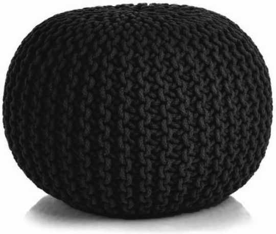 Dimitracas Sitzsäcke & Poufs Wasserdicht Schwarzes 50x50x40cm