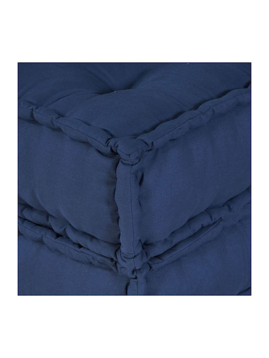 Πουφ Καναπές Blue 70x70x54cm