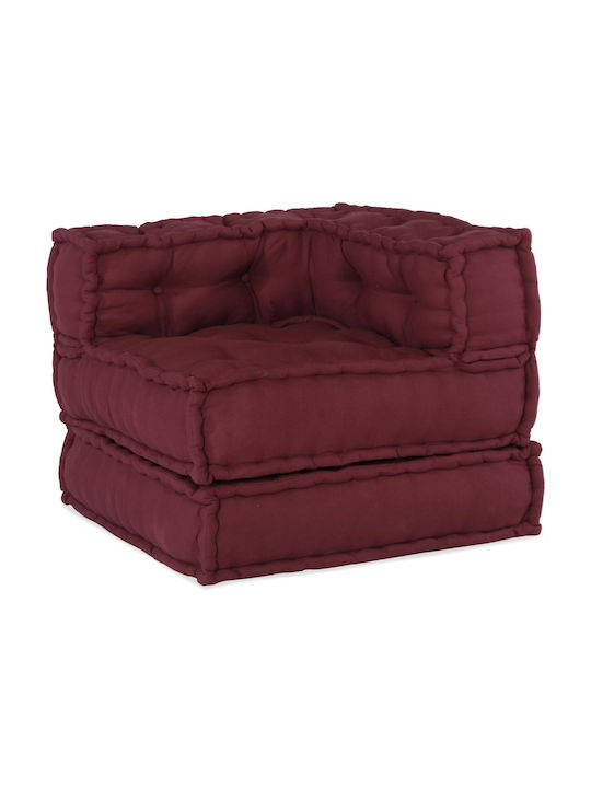 Πουφ Sofa Burgundisch 140x70x54cm