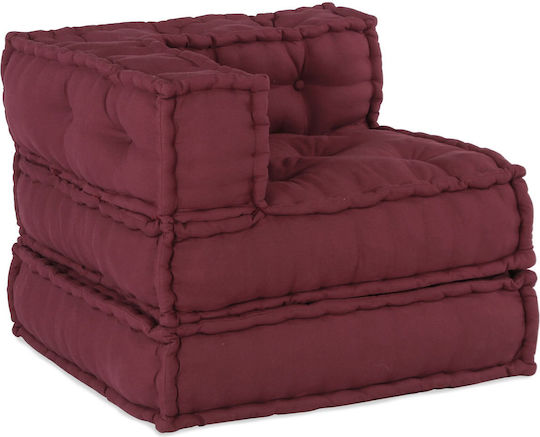 Bean Bag Chair Waterproof Burgundy 140x70x54cm