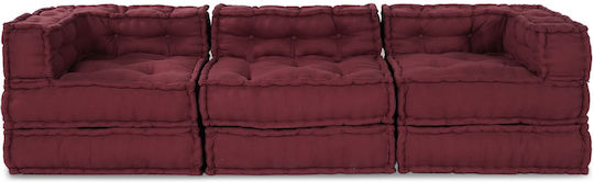 Bean Bag Chair Waterproof Burgundy 140x70x54cm