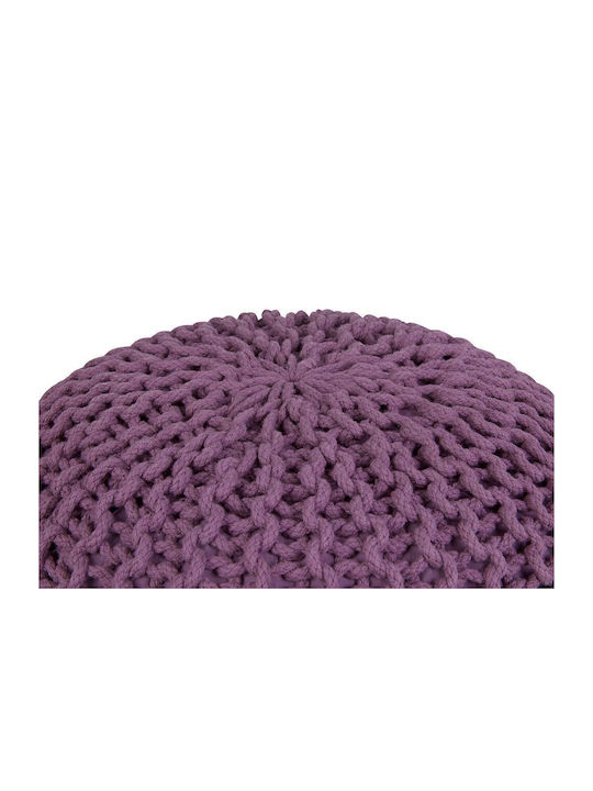 Πουφ Σκαμπό Purple 50x35cm