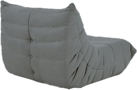 Πουφ Sessel Togo Gray 70x103x70cm