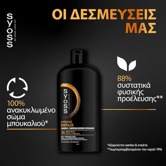 Syoss Șampon Reconstrucție/Hrană pentru Păr Uscat 750ml
