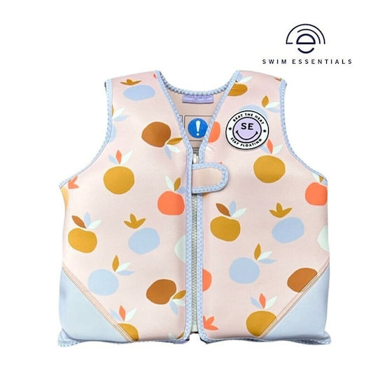 Swim Essentials Παιδικό Γιλέκο Κολύμβησης Νεοπρενίου με Αφαιρούμενα Τουβλάκια Ροζ