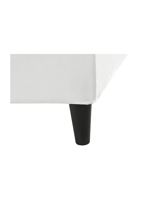 Beliani Ελαστικό Κάλυμμα Πολυθρόνας Λευκό 160x200cm