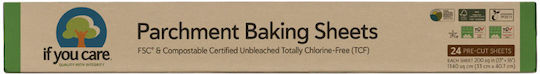 If You Care Non-stick Paper Cut into Sheets 30cm 24pcs