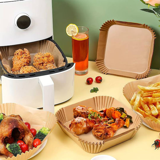 Viosarp Non-stick Papers for Air Fryer 20x20cm 50pcs