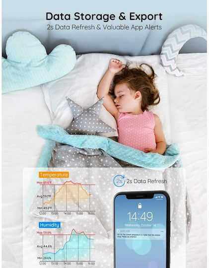 Govee H5179 Temperature - Humidity Sensor Battery Wi-Fi & Bluetooth