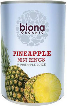 Biona Κομπόστα Ανανά σε Μίνι Ροδέλες 400gr