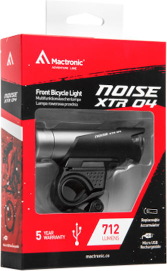 Mactronic ABF0042 Rechargeable Front Bicycle Light