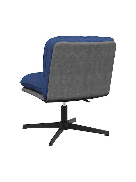 Rotating Armchair Visitor in Blue Color 67x72x83cm 1pcs