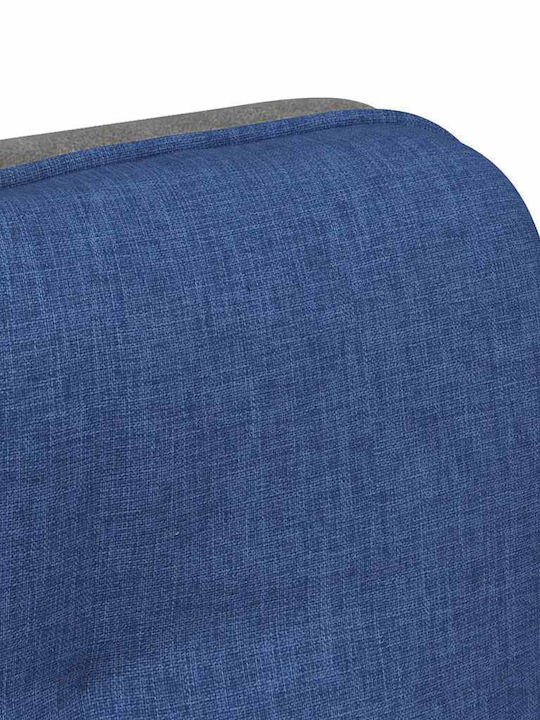 Rotating Armchair Visitor in Blue Color 67x72x83cm 1pcs