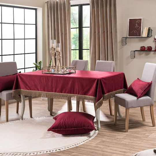 Teoran Sofa-Kissen Samt aus Samt 10 30x60cm